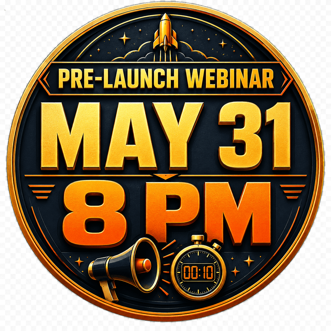 Pre-Launch Webinar — May 31, 8 PM ET