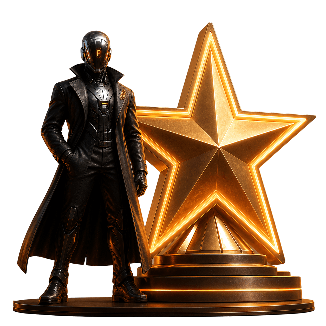 Paperclip GitHub stars trophy