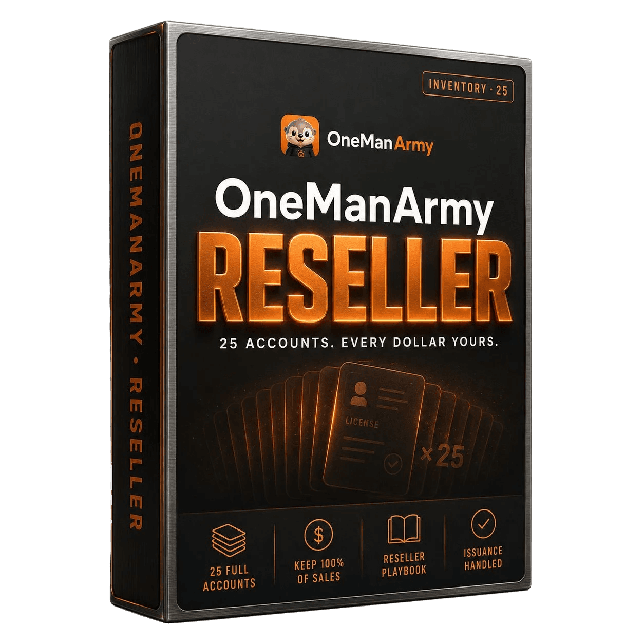 OneManArmy Reseller upgrade — product box